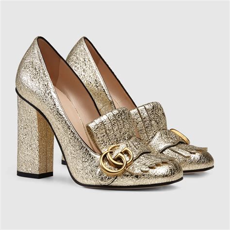 pump gucci womens shoes|Gucci low heel pumps.